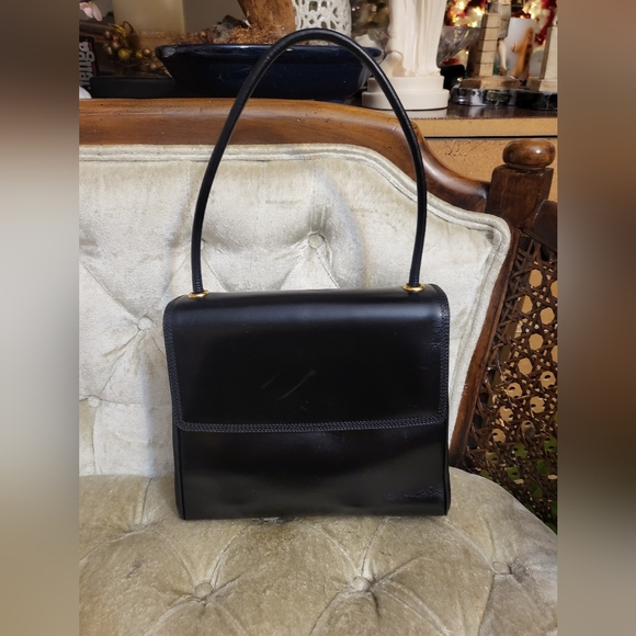 Loewe Handbags - Authentic vintage Loewe top handle soft leather bag